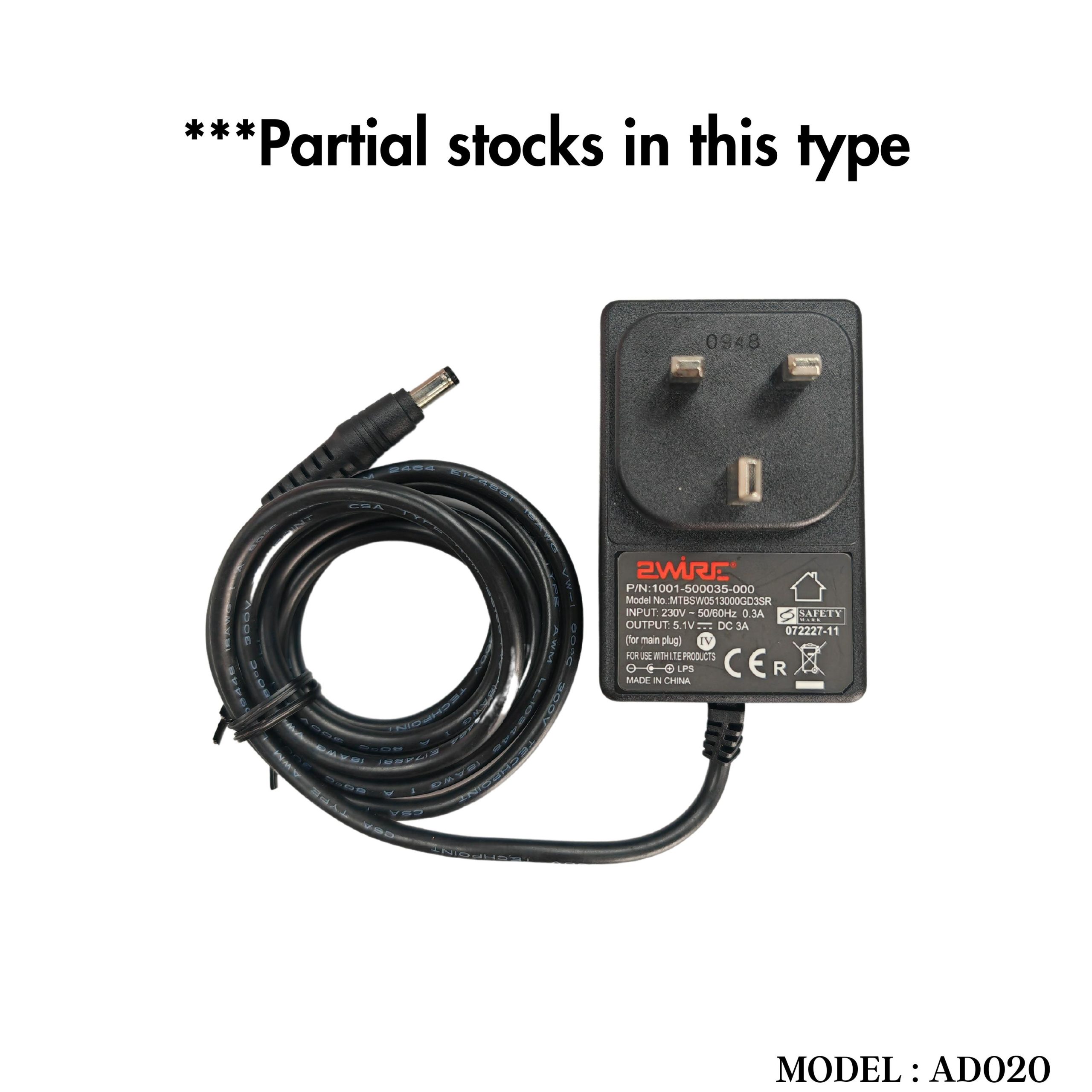 AD020 5V 3A ADAPTOR (2.5MM) - Image 2