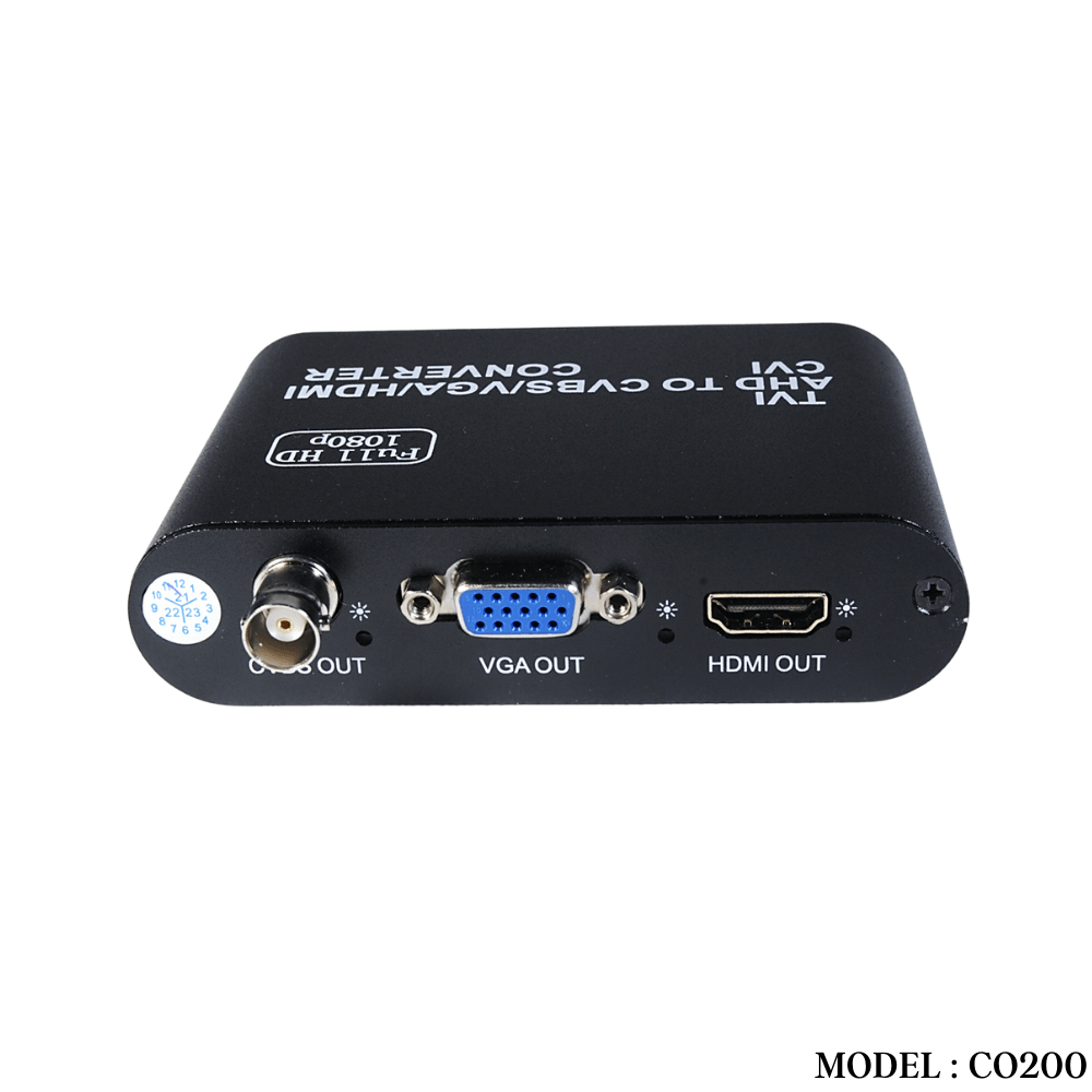 CO200 TVI/AHD/CVI TO CVBS/VGA/HDMI CONVERTER - Image 3
