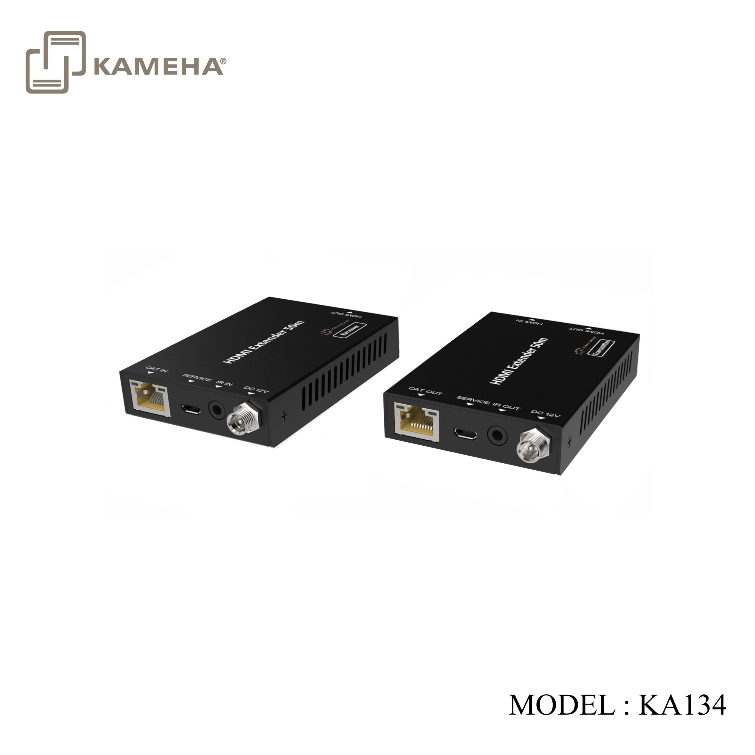 KA134 HDMI 2.0 EXTENDER 50M WITH IR POC & EXTERNAL ROUTE WITH HDR10