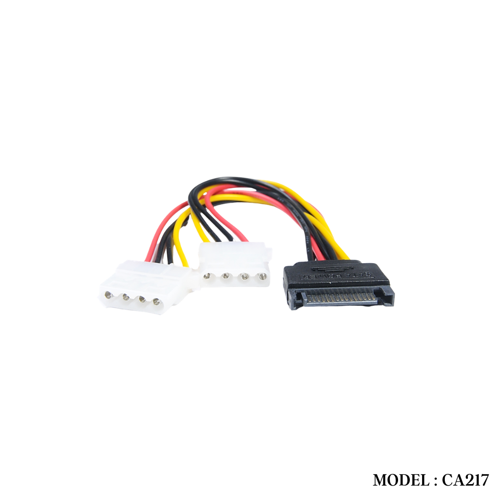 CA217 4 PIN Y F TO SATA M CABLE
