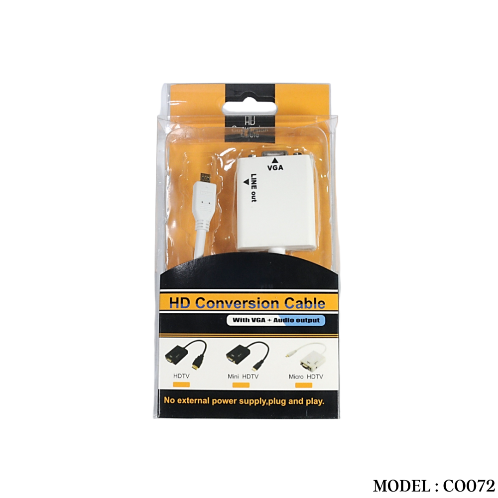 CO072 MICRO HDMI TO VGA WITH AUDIO - Image 3