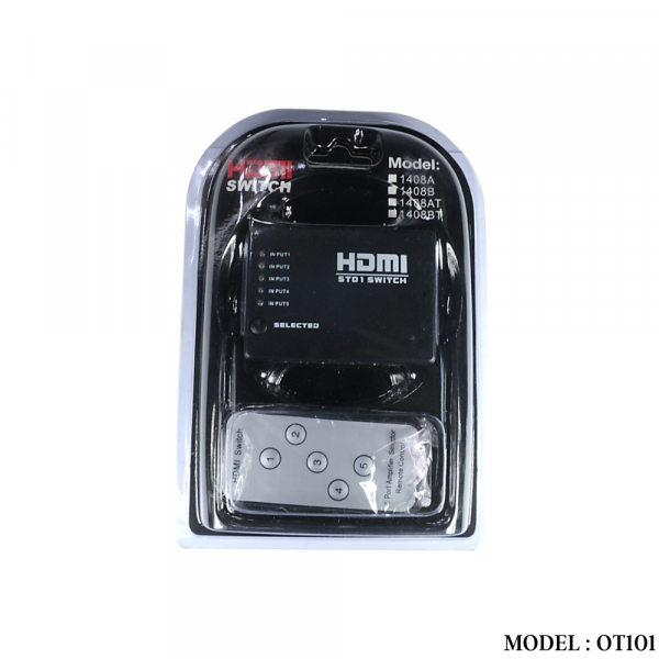 OT101 HDMI SWITCH 5*1 WITH REMOTE - Image 2