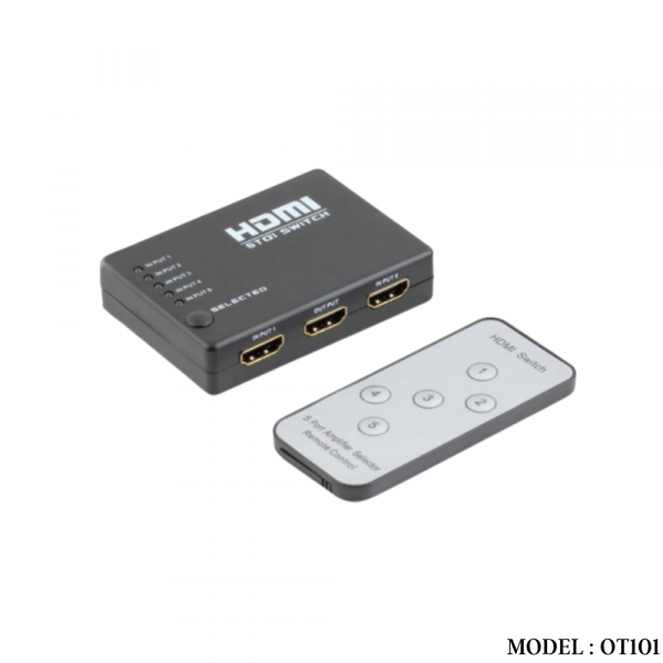 OT101 HDMI SWITCH 5*1 WITH REMOTE
