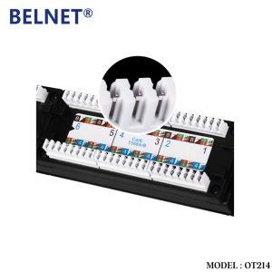 OT214 BELNET CAT6 24 PORT PATCH PANEL - Image 3