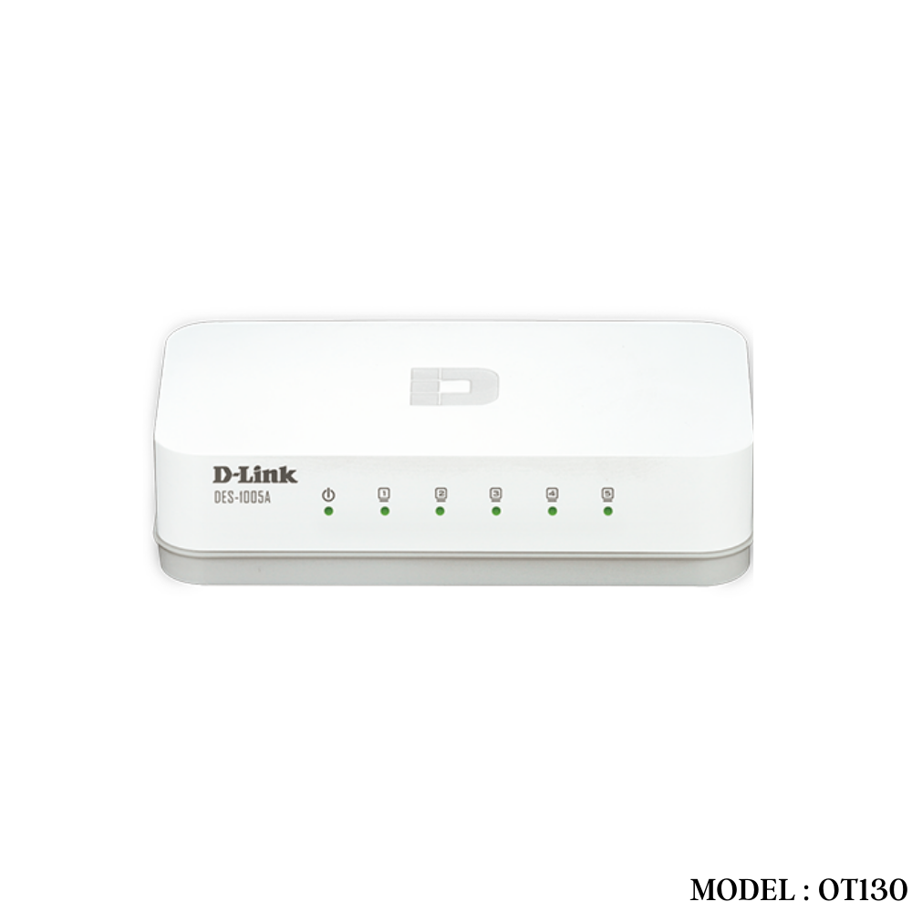OT130 D-LINK 5 PORT SWITCH (DES-1005A)
