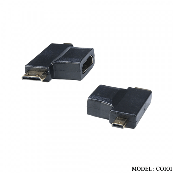CO101 CONVERTER HDMI F TO MINI & MICRO M