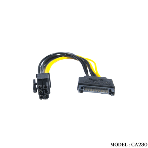 CA230 6 PIN F TO SATA 15 PIN M