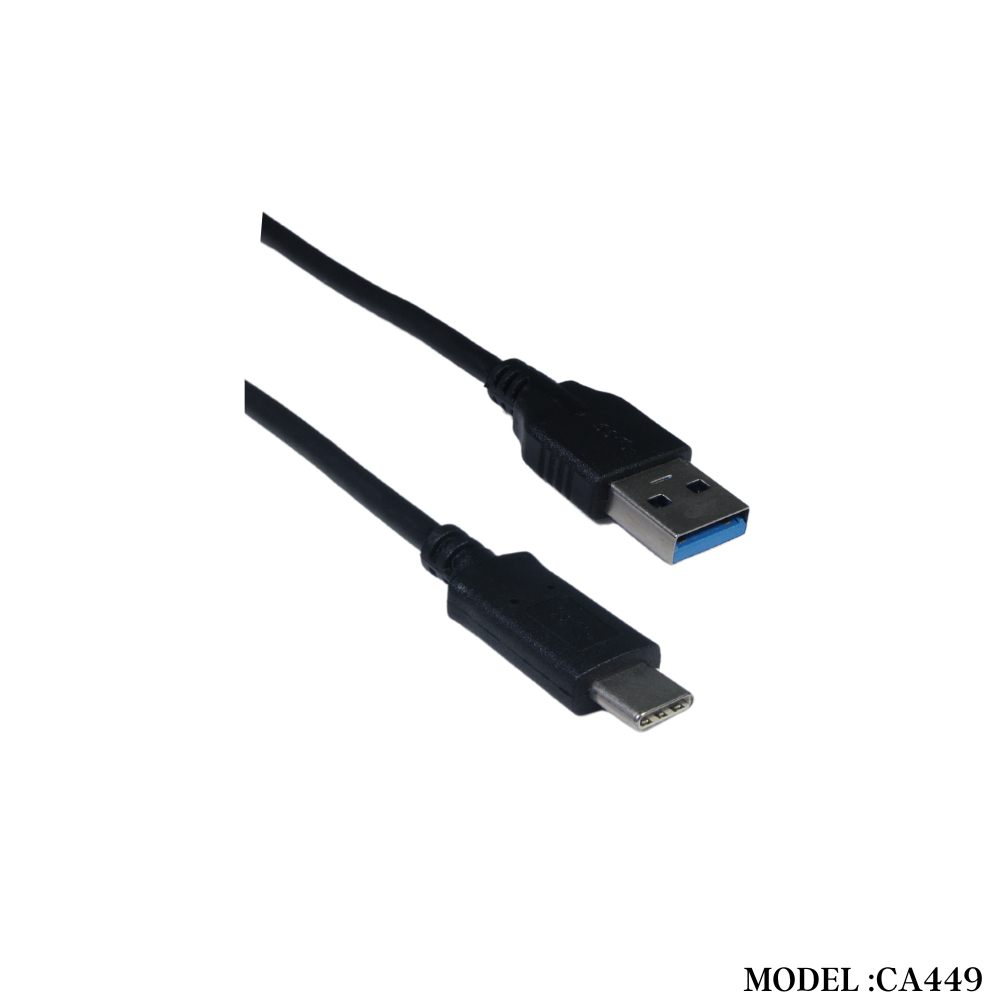CA449 USB 3.0 AM TO TYPE C CABLE 5G 10W 3METER - Image 2