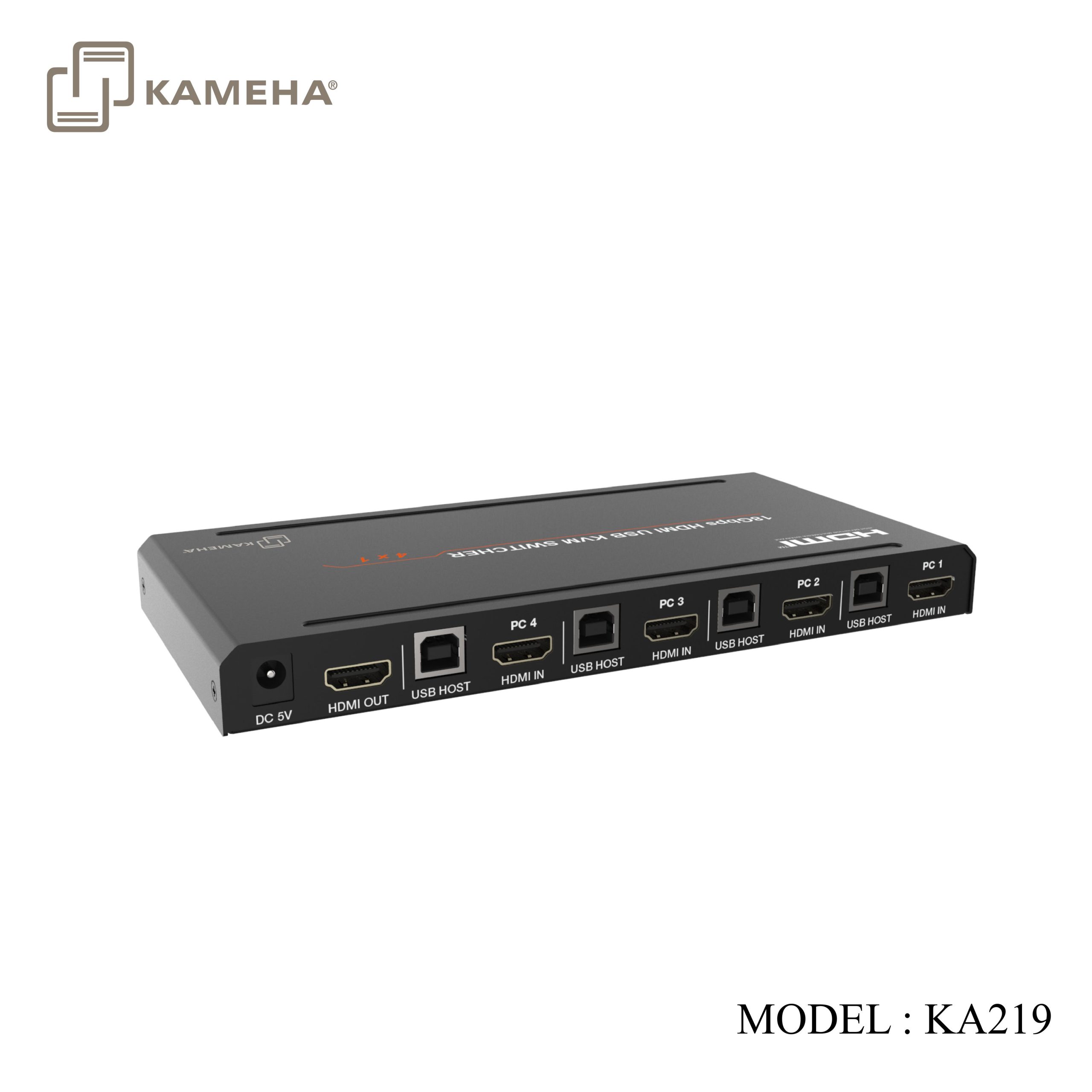KA219 4 PORT HDMI V2.0 KVM SWITCH - KAMEHA - Image 2
