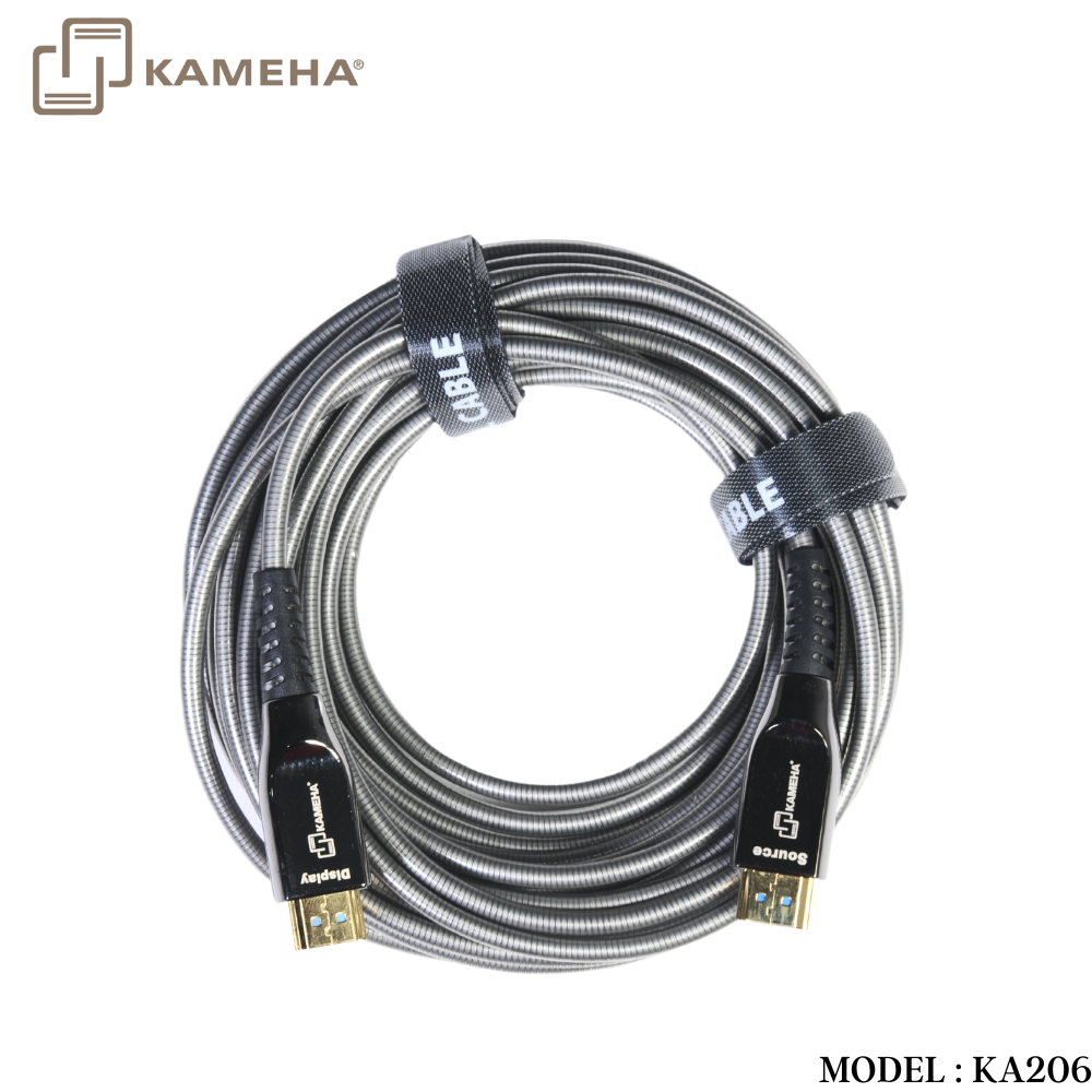 KA206 HDMI ARMORED FIBER CABLE V2.1 10METER - Image 2