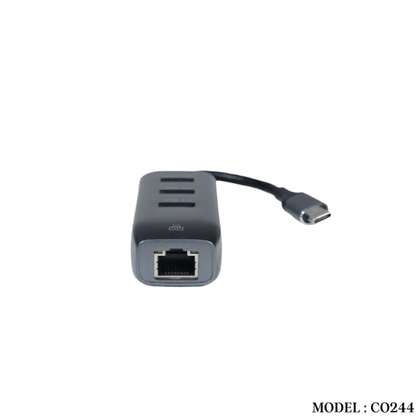 CO244 USB 3.1 TYPE C TO USB3.0 HUB+LAN - Image 3