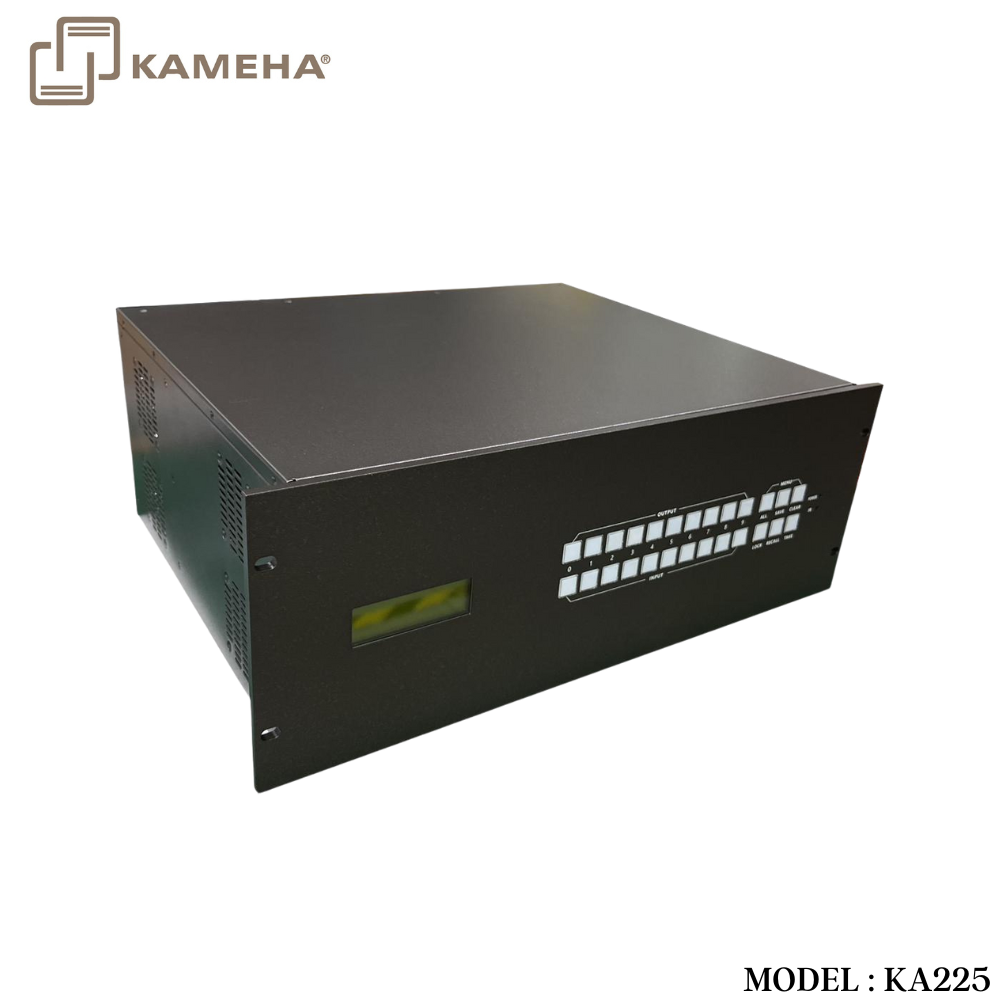 KA225 HDMI SEAMLESS MATRIX 16X16 SWITCH CUM VIDEO WALL 4K - 4U CHASIS