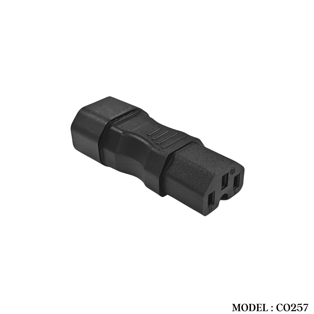 CO257 C14 MALE TO C15 FEMALE CONVERTER