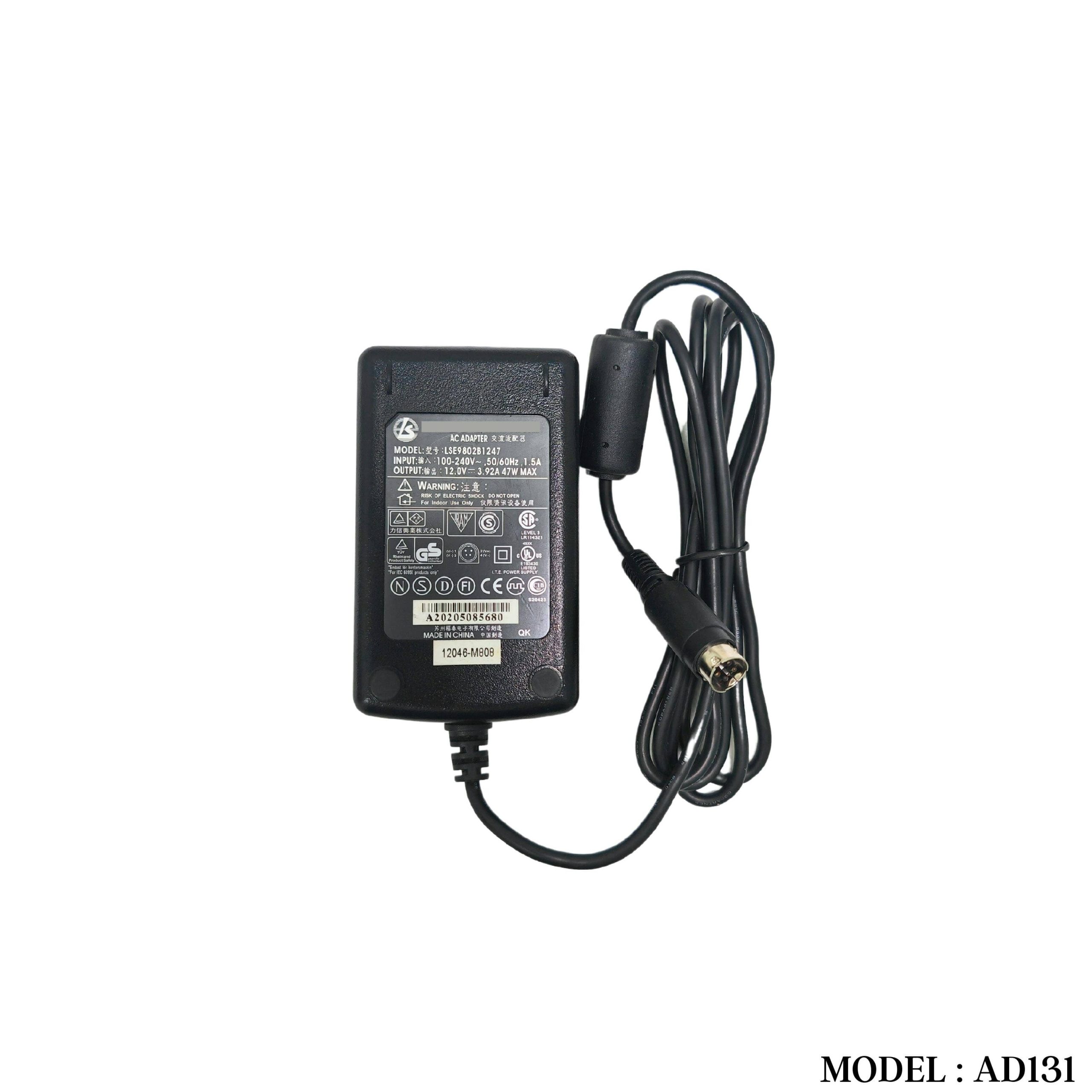 AD131 12V 3.92A ADAPTOR (4PIN)