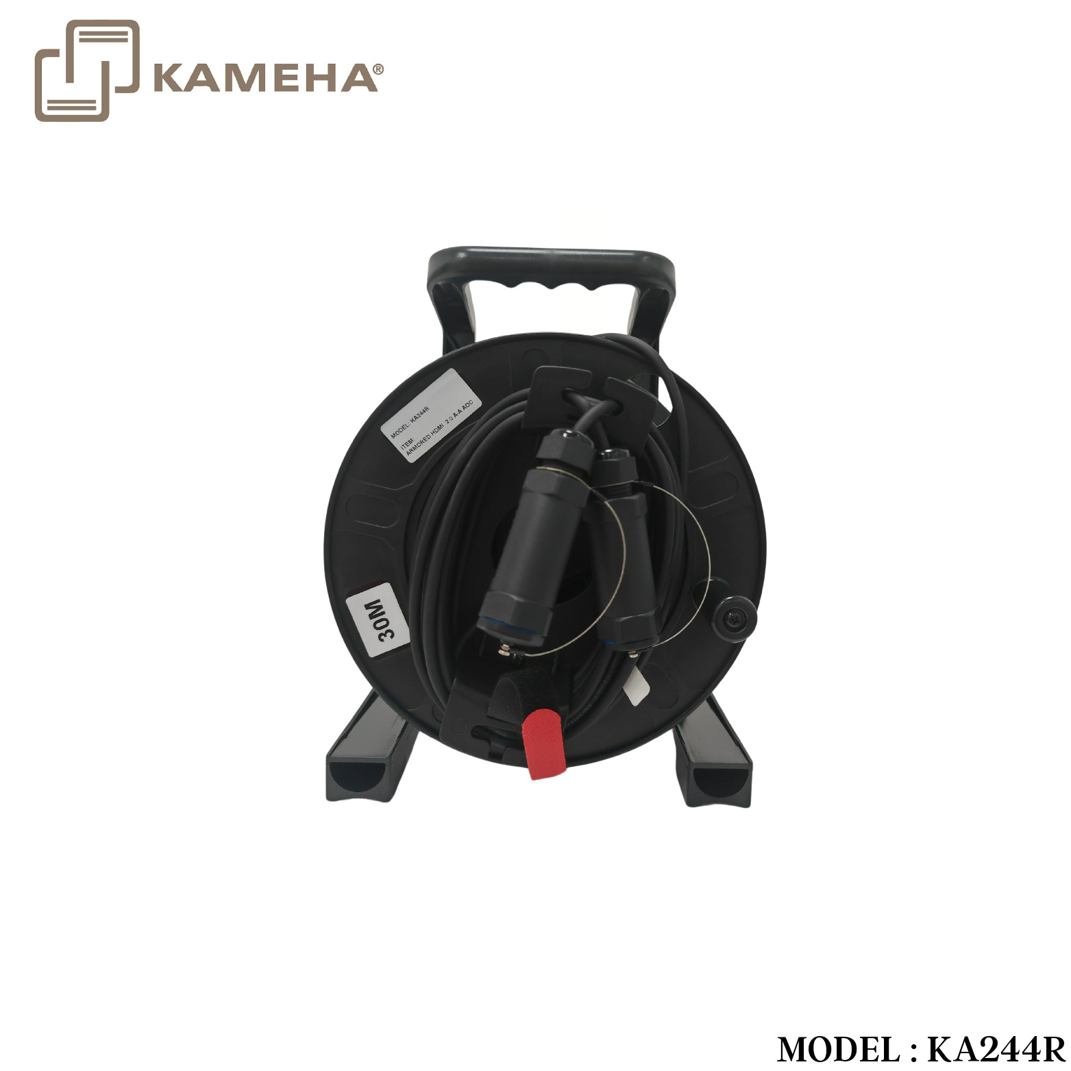 KA244R HDMI FIBER CABLE V2.0 OUTDOOR ARMORED CABLE 30METER WITH ROLLER - Image 2
