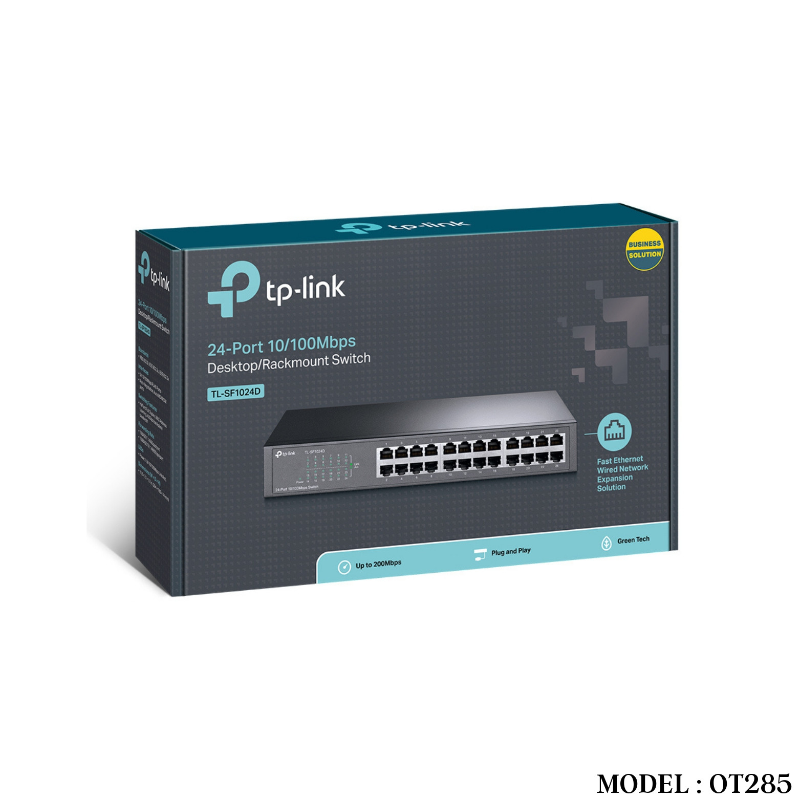OT285 TP-LINK 24 PORT SWITCH (TL-SF1024D) - Image 4