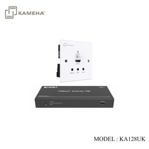KA128UK HDMI WALL PLATE HDBASE-T EXTENDER 18G 70M UK (SET)
