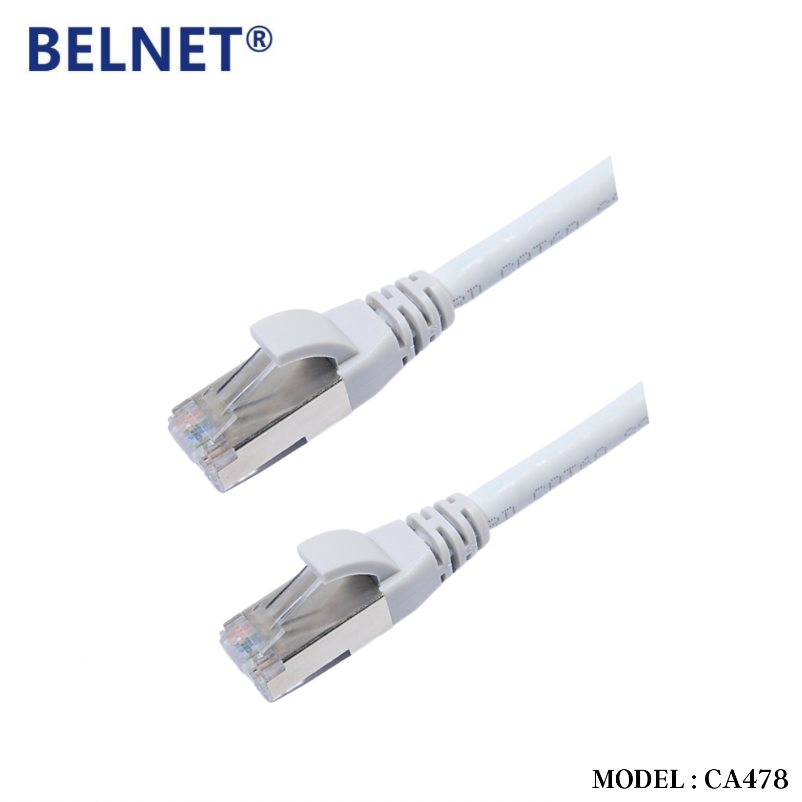 CA478 BELNET CAT6A SFTP PATCH CORD 30M GREY - Image 2