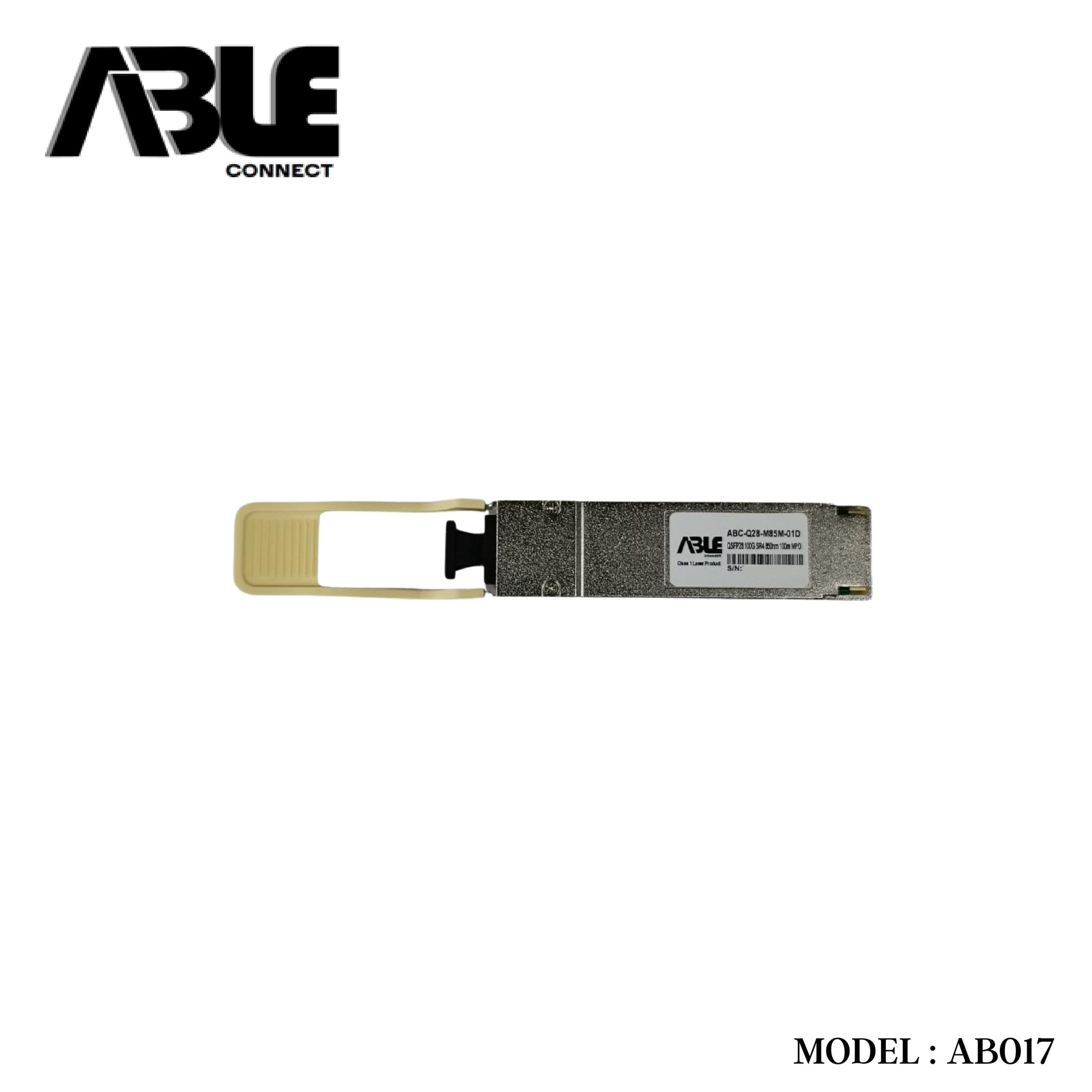 AB017 QSFP28 100G SR4 850NM 100M MPO