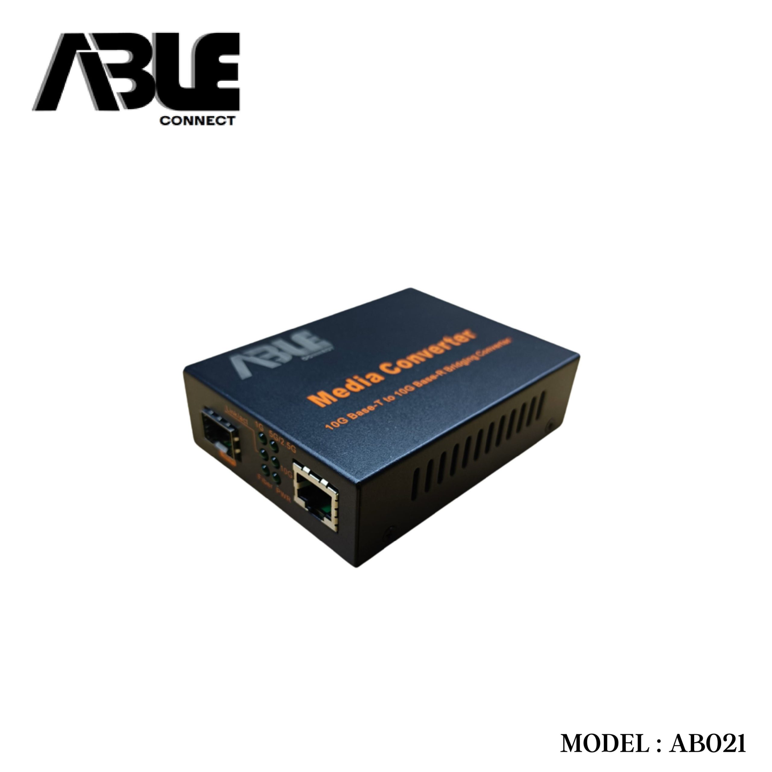 AB021 10G 1*FIBER PORT+1*RJ45 PORT SFP+ CONVERTER