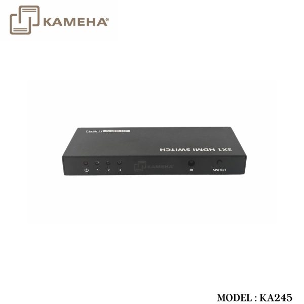KA245 HDMI SWITCH 3 PORT 4K - KAMEHA (AUTO SWITCHING) - Image 2