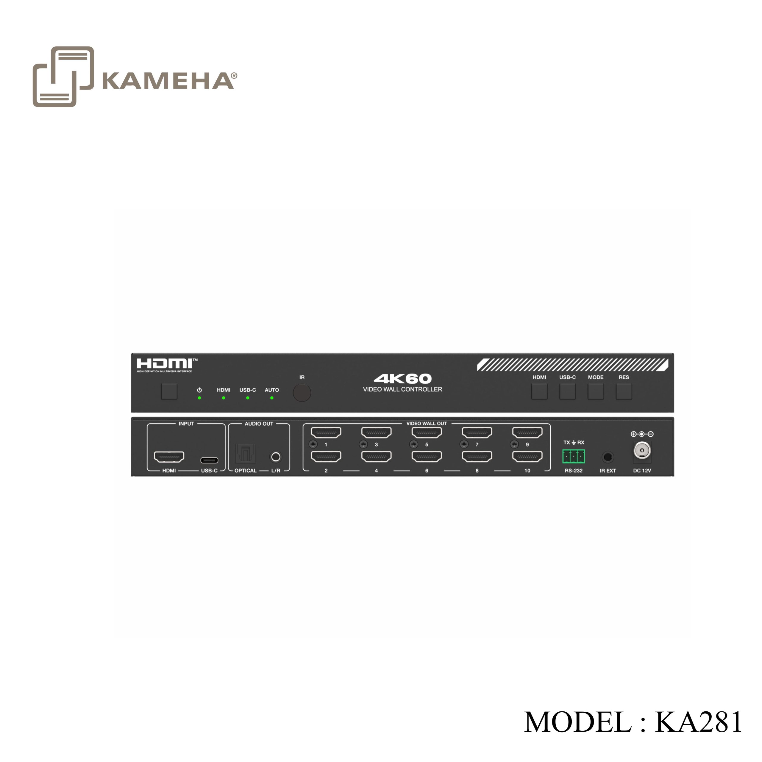 KA281 HDMI VIDEO WALL CONTROLLER 3X3 4K- LITE VERSION - Image 3
