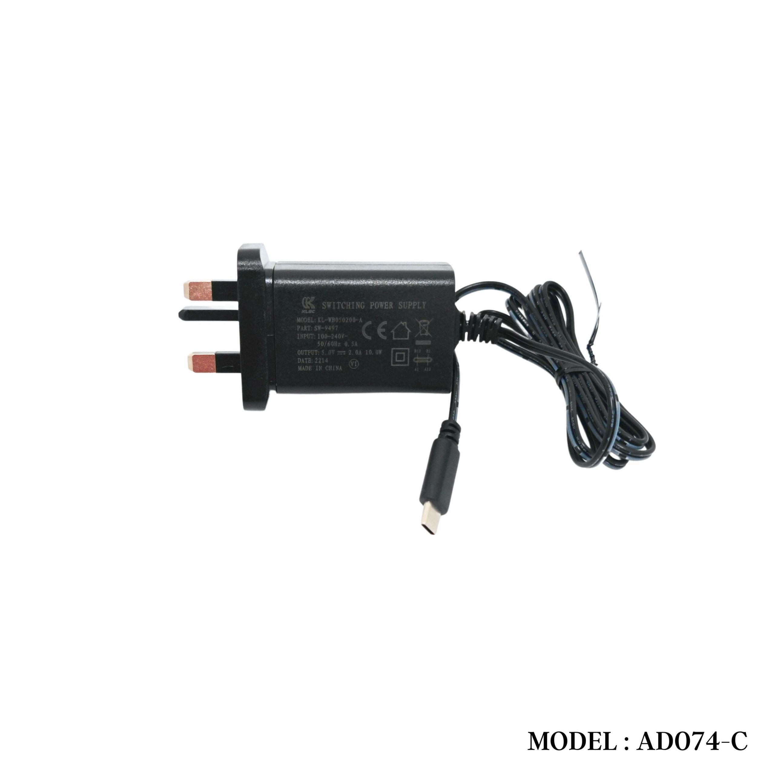 AD074-C 5V 2A ADAPTOR-TYPE C - Image 2