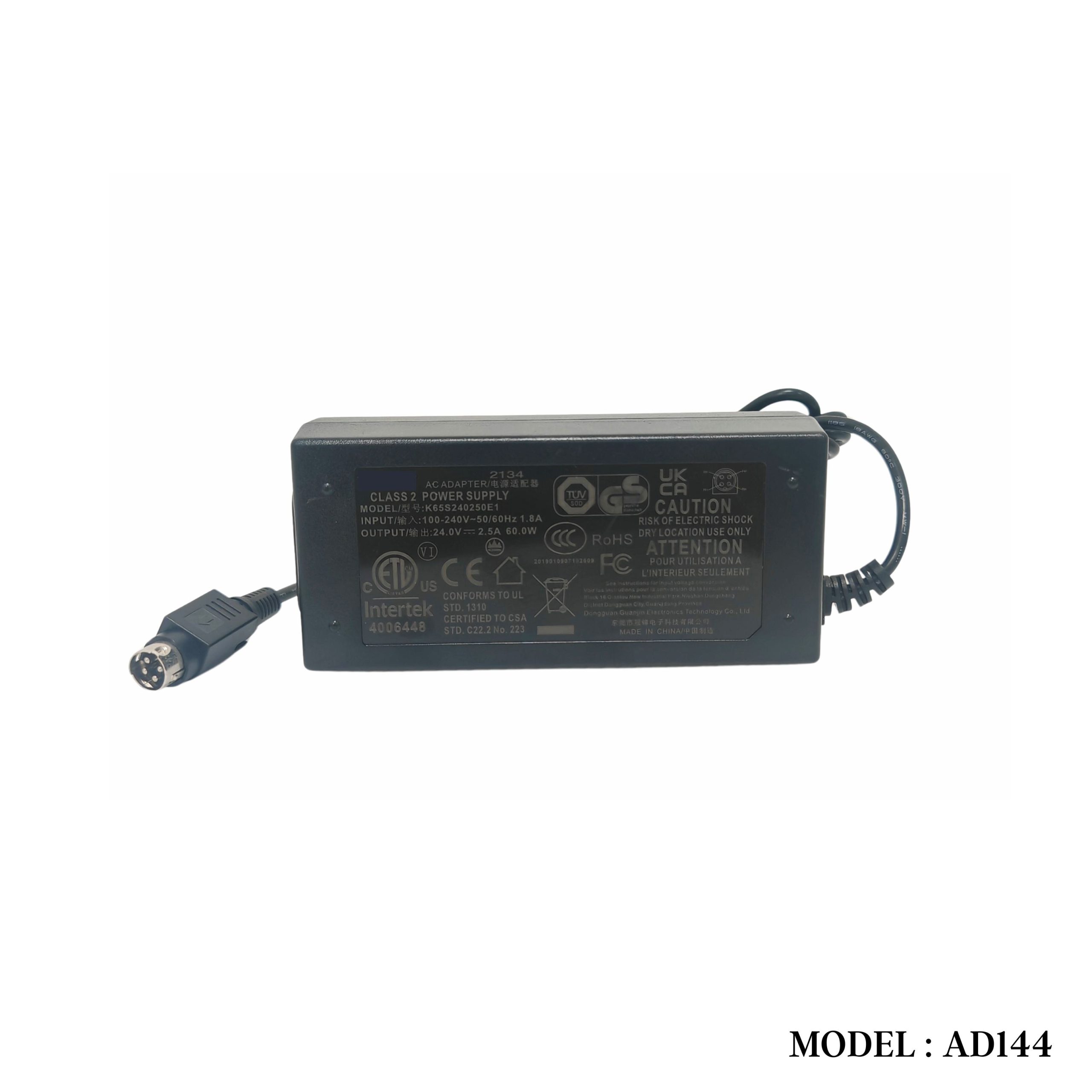 AD144 24V 2.5A ADAPTOR (4 PIN)
