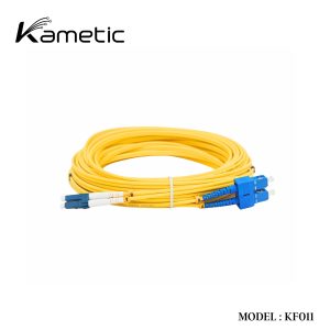 Alternative view of KF011 KAMETIC FIBER PATCH CORD SC-LC UPC SM 9/125 DUPLEX 15M