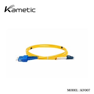 Alternative view of KF007 KAMETIC FIBER PATCH CORD SC-LC UPC SM 9/125 DUPLEX 1.5M