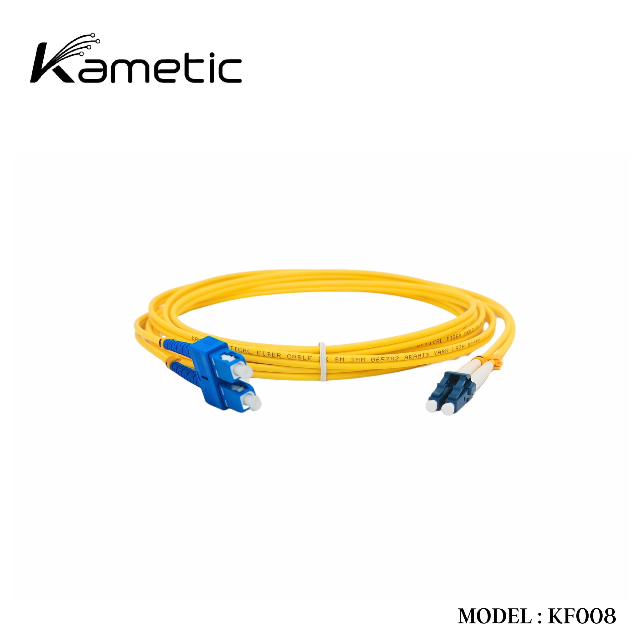 KF008 KAMETIC FIBER PATCH CORD SC-LC UPC SM 9/125 DUPLEX 3M - Image 2