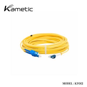 Alternative view of KF012 KAMETIC FIBER PATCH CORD SC-LC UPC SM 9/125 DUPLEX 20M