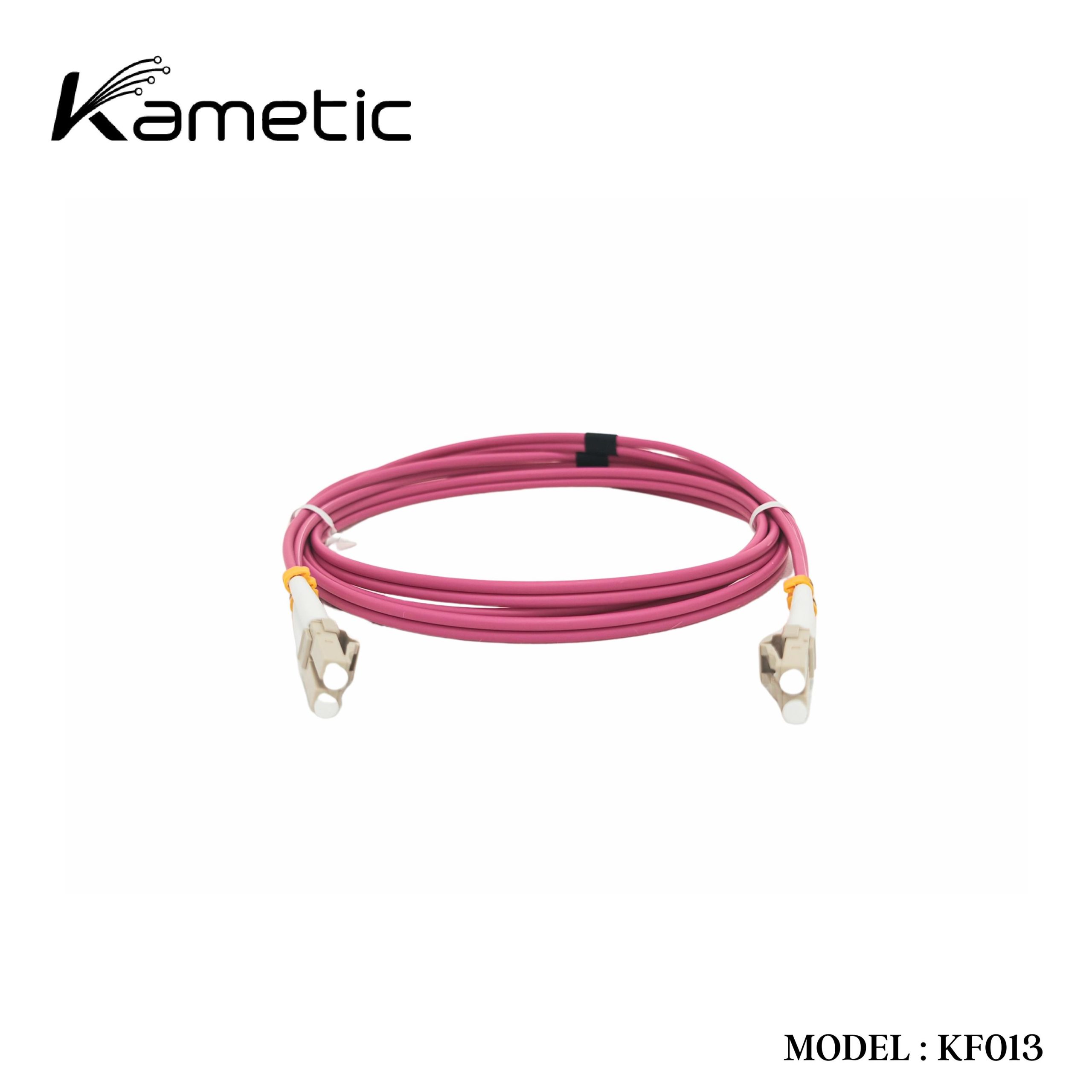 KF013 KAMETIC FIBER PATCH CORD LC-LC OM4 DUPLEX 1.5M - Image 2