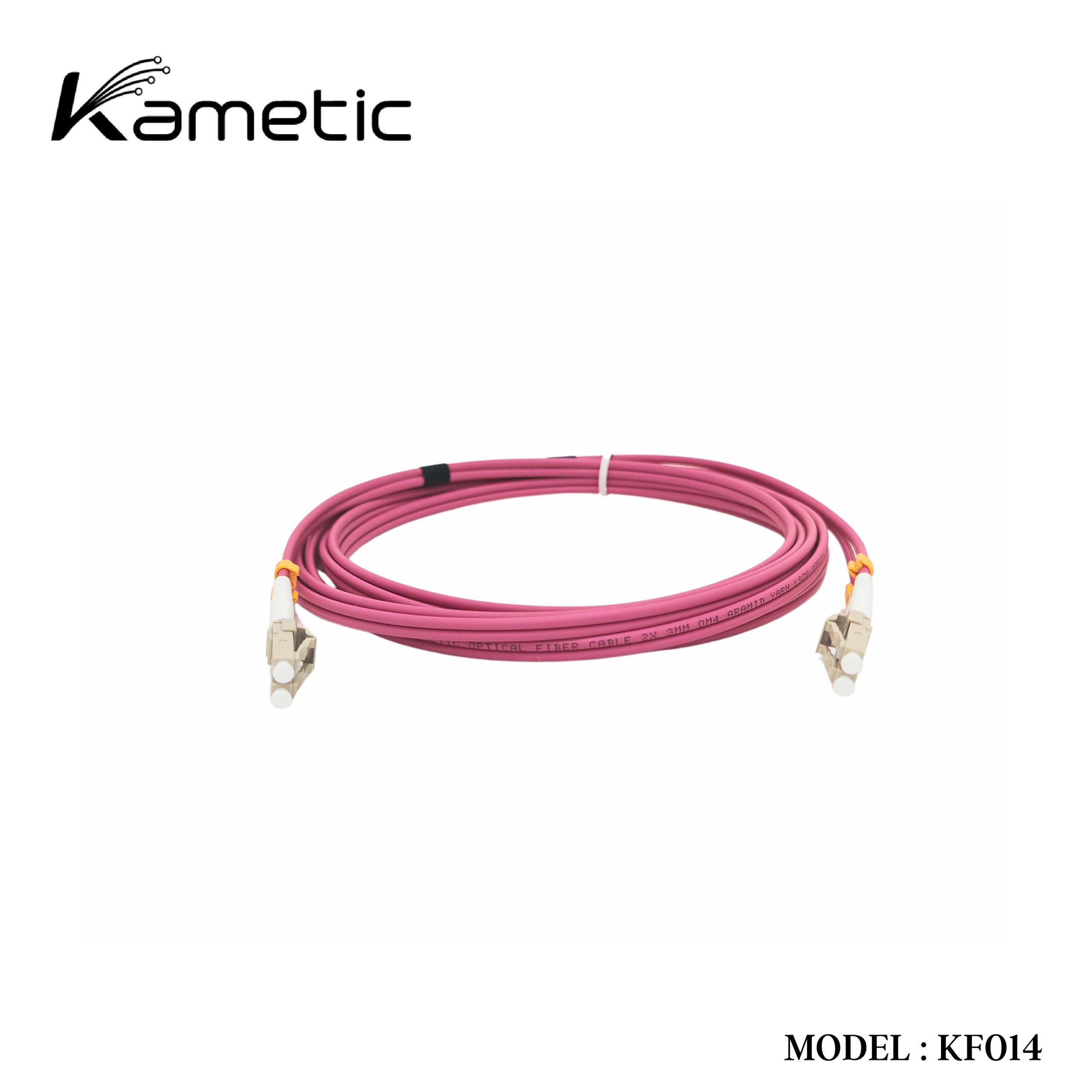 KF014 KAMETIC FIBER PATCH CORD LC-LC OM4 DUPLEX 3M - Image 2